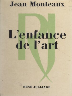 cover image of L'enfance de l'art